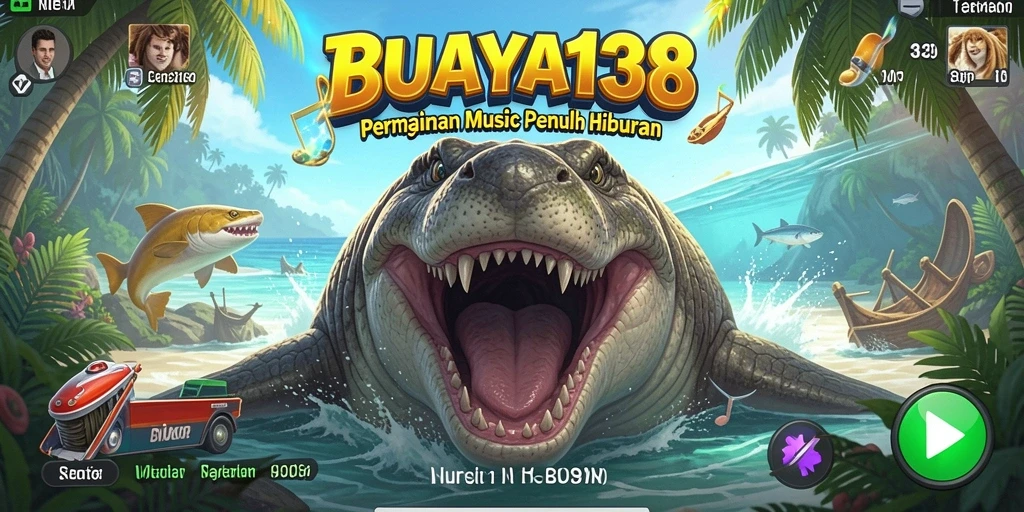 Tampilan gameplay yang seru dan interaktif dalam BUAYA138.