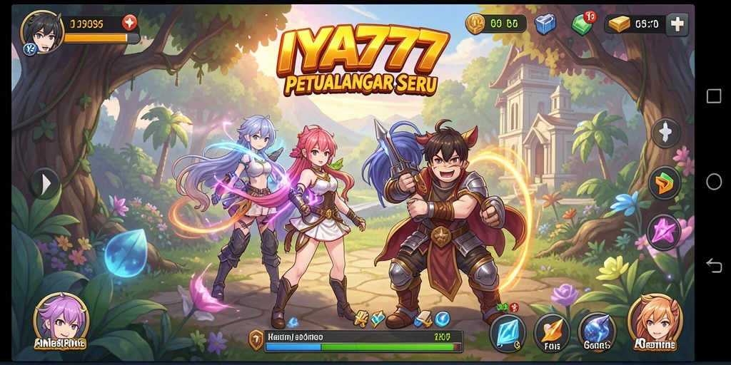 Screenshot gameplay menampilkan aksi seru dalam IYA777.