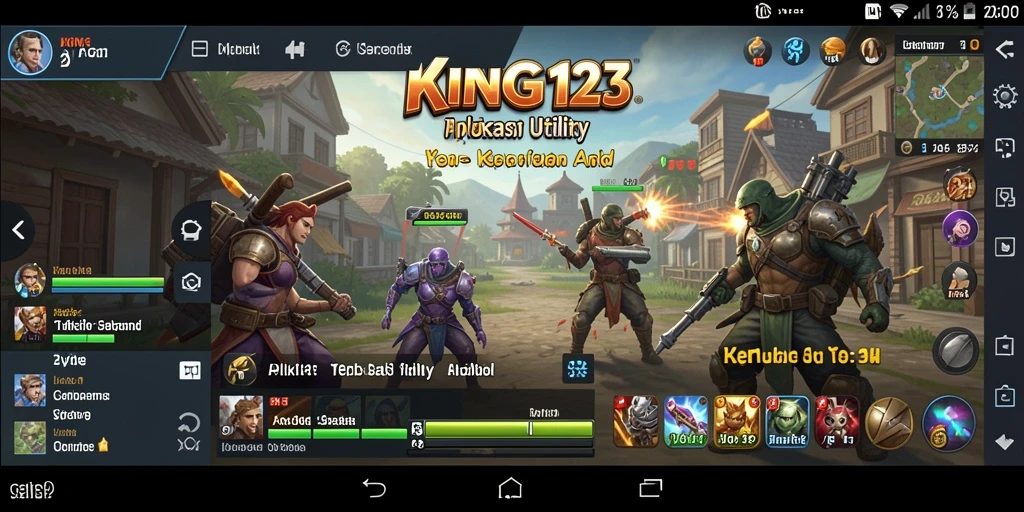 Tangkapan layar KING123 menampilkan antarmuka aplikasi Utility yang menarik.