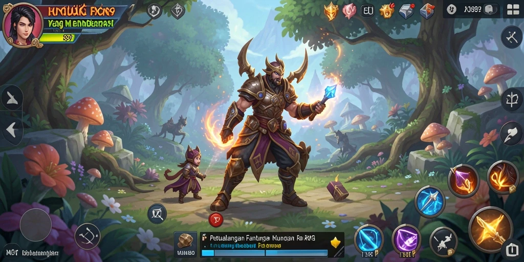 Tampilan gameplay KNO89 dengan pertempuran seru yang mendebarkan.