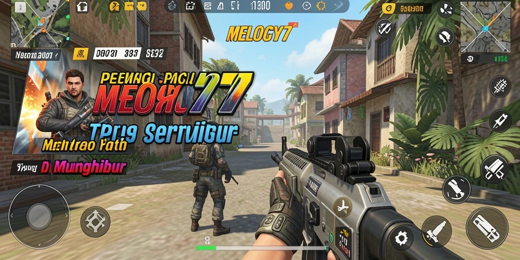 Gameplay mendebarkan di <strong>MELODY77</strong>, menampilkan aksi seru dan strategi permainan.