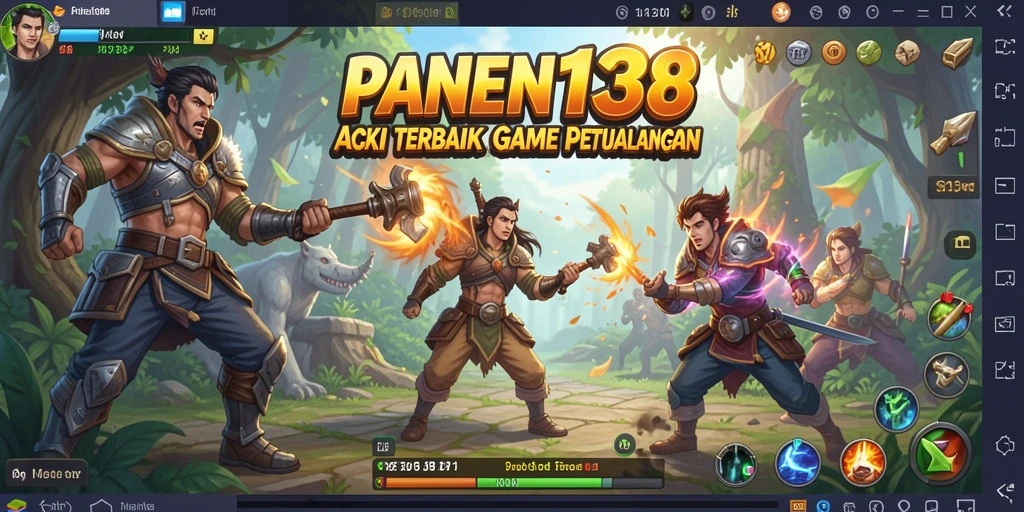 Tangkapan layar PANEN138 menampilkan aksi pertempuran yang mendebarkan.