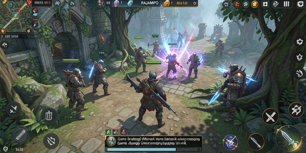 Tampilan gameplay RAJAMPO yang menakjubkan dan seru.