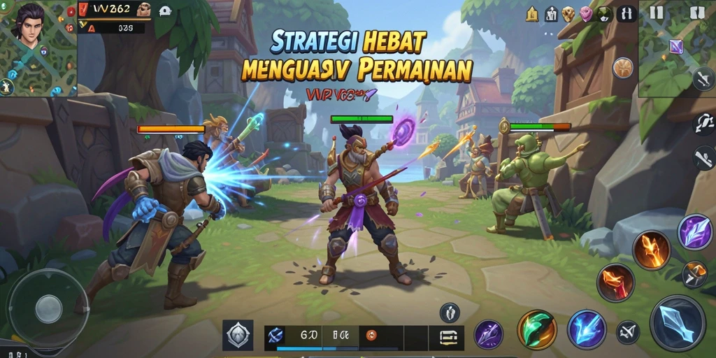 Tampilan gameplay strategis yang mendebarkan dari VV62.