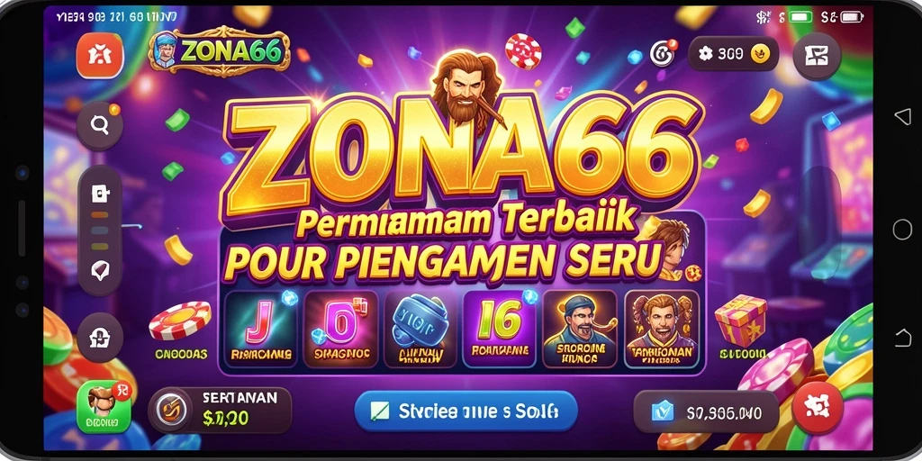 Gameplay ZONA66 menampilkan keseruan slot yang mendebarkan.